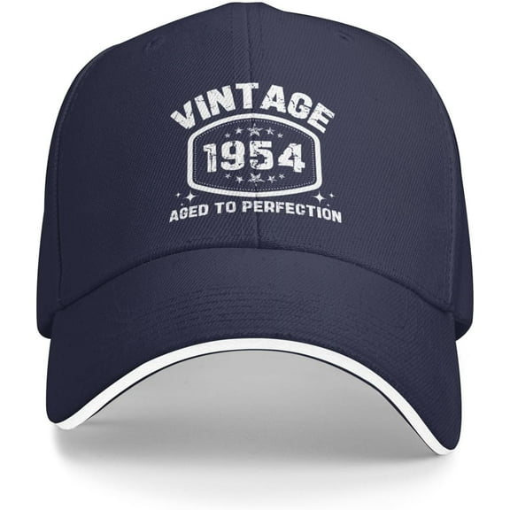 Vintage 1954 Hat So Happy I'm 70 Today Cap 70th Birthday Gifts for Men Women Baseball Cap 2024 Dad Mom Trucker Hat