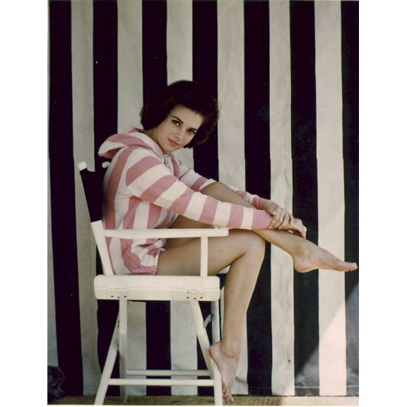Natalie Wood - Striped Hoodie Photo Print (8 x 10)