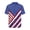 American Flag Design, variant on HELLHERO Men's Short Sleeve Button Up Shirt for Travel Vacation, Moisture Wicking Quick Drying Men's Short Sleeve Button Down Shirt, Turtle Pattern