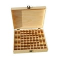 thumbnail image 3 of Caja de almacenamiento de aceite de 68 compartimentos, soporte de exhibición de cosméticos, Estuche de transporte con tapa multifuncional para Yinane Caja de almacenamiento de esmalte de uñas, 3 of 8