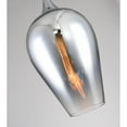 thumbnail image 2 of Bethel International Single Pendant Lighting Chrome Steel & Glass, 2 of 3