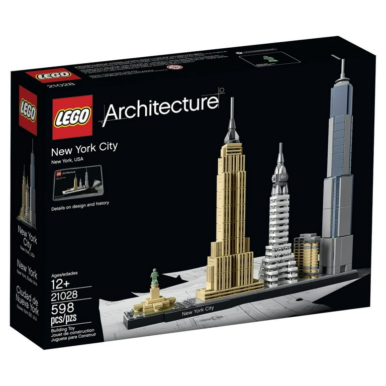 LEGO Architecture New York City Skyline 21028, Collectible Model Kit for  Adults to Build, Creative Activity, Home Décor Gift Idea