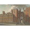 thumbnail image 2 of Samuel Ireland 14x11 Gold Ornate Wood Frame and Double Matted Museum Art Print Titled - Lincoln's Inn Gate (1800), 2 of 4