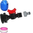 thumbnail image 2 of Högkvalitativ ny Helt ny 1000 liters IBC vattentank med S60x6 adapterventil och 3/4-Yvan (endast kran)[ALJ], 2 of 3