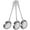 Silver, variant on HONMEET Basious 3-Piece Slotted Spoons Set with Holes for Straining, Ideal for Dinner and Salad, Simple and Design