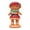 B, variant on Dserfhy Gingerbread Man Figurine Christmas Resin Gingerbread Statue with Dress/Suit Holiday Tabletop Ornament for Home Kitchen Mantel Decorations