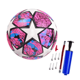 thumbnail image 1 of Balón de Fútbol Soccer #5 Termosellado con Bomba y Accesorios Diseño Estrellas Multicolor, 1 of 5