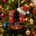 thumbnail image 3 of Decoraciones de Árbol de Navidad 2D Acrílico Decoración Carta Colgante con 26 Letras Diy Navidad Decoración Del Hogar Ornamentos Del Árbol de Navidad, 3 of 5