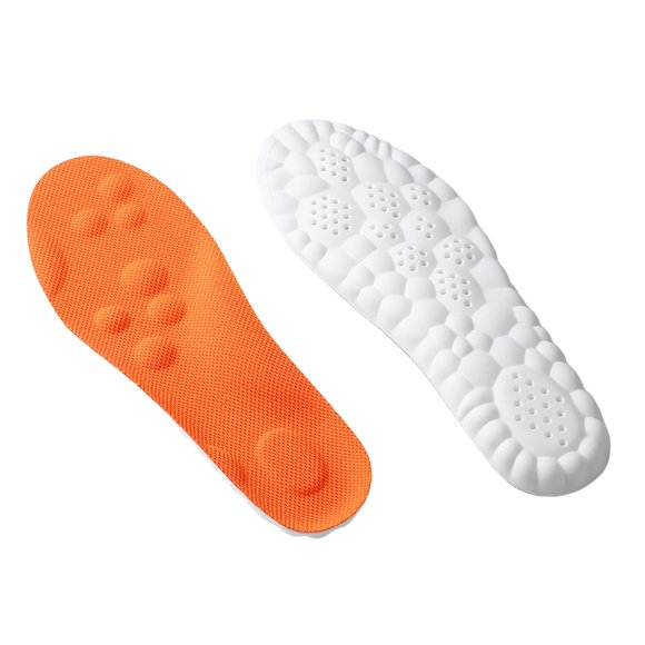 Yhmxh Plantillas supersuaves que evitan la fatiga tras estar de pie durante mucho tiempo. Plantillas gruesas con masaje, soporte deportivo para hombre, absorción de impactos y del sudor.