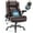 Brown-new, variant on Big and Tall 700lbs Office Chair, High Back Executive Office Chair with 3D Flip up Arms, Adjustable Lumbar Support, Heavy Duty Metal Base, Home Office Computer Desk Chair, Grey
