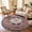 Red, variant on ICEANT Persian Style Round Area Rug, 8'x8' Round Vintage Anti-Slip Carpet for Living Room Bedroom, Boho Non-Shedding Mat for Balcony Floor, Dark Blue