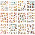thumbnail image 3 of 48 Sheets Water Transfer Decal Pumpkin Maple Leaf Nail Decal Manicure Sticker, 3 of 10