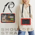 thumbnail image 7 of Case for Lenovo Tab M10 Plus 3rd Gen 10.6 inch 2022, 360 Rotating Stand Handle Pencil Holder Shoulder Strap Heavy Duty Shockproof Cover, Red, 7 of 7