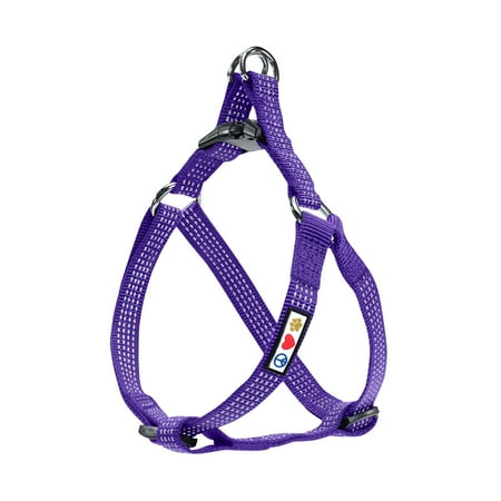 UPC: 0735255514544 | Pawtitas Reflective Dog Harness – Purple – Extra Small (XS) – Step in Dog Harness Training & Walking