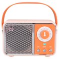 thumbnail image 1 of Altavoz Bluetooth Dosmix Retro Vintage Naranja, 1 of 7