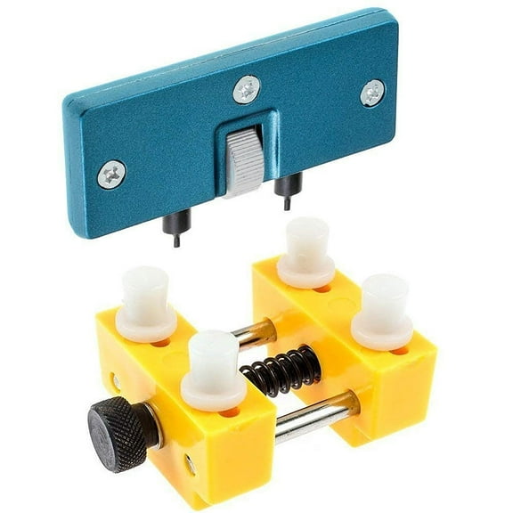 WHAMVOX Watch Adjustable Opener Back Case Press Closer Remover Repair Watchmaker Tool and Watch Case Back Opener Repair Remover Holder Tool