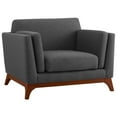 thumbnail image 2 of Modway Chance Upholstered Fabric Armchair in Gray, 2 of 5
