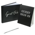 thumbnail image 1 of SUTENGDA 1 Set of Memory Condolence Book Funeral Memorial Guest Book Practical Guestbook Portable Sign Book, 1 of 8