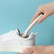 thumbnail image 1 of Cepillo para zapatos Lisbinx de cerdas suaves con mango de 45 cm, antirayaduras para cuero y gamuza, diseño impermeable para baño, 1 of 7