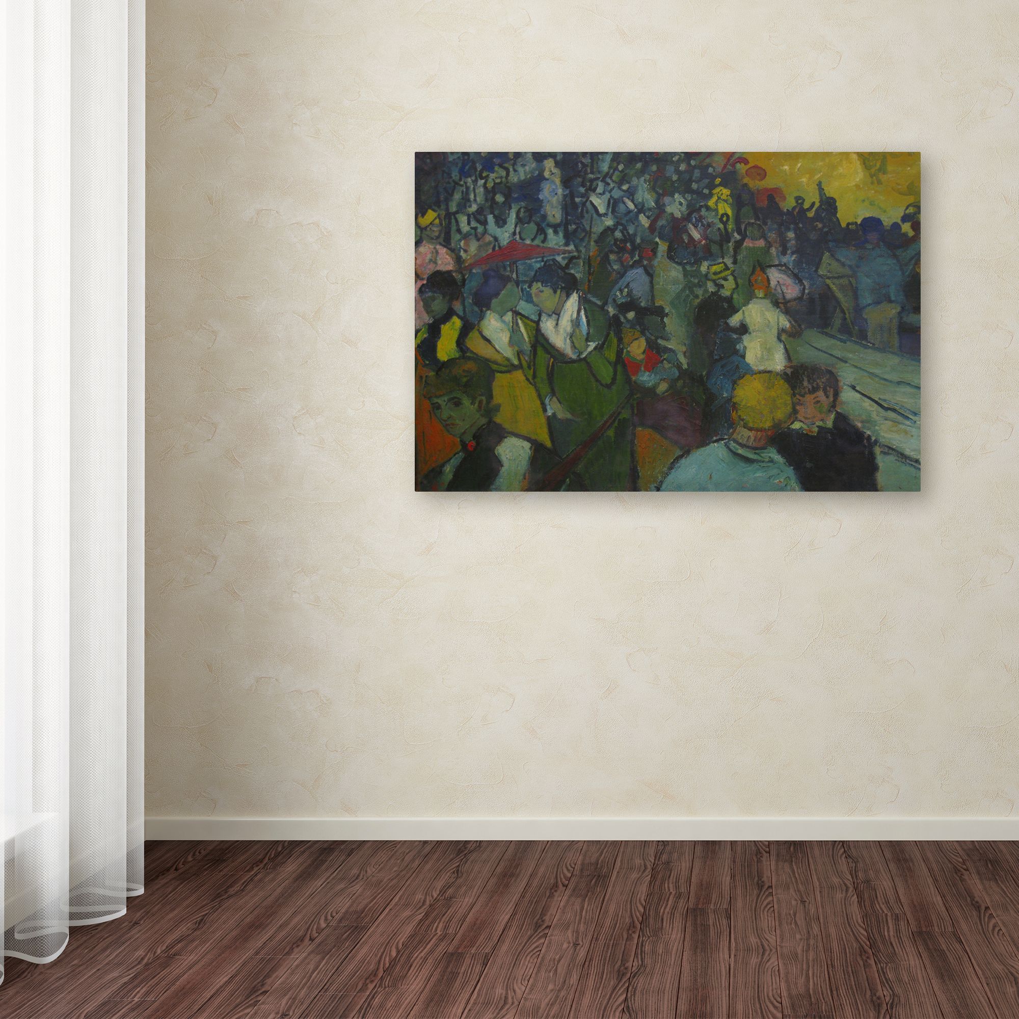 Trademark Fine Art 'Arena At Arles' Canvas Art by Van Gogh