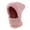 Pink, variant on HAiming Fleece Lined Knit Hat Neck Warm Earflap Thermal Thick for Women Winter Hood Cold Weather Cap