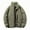 Army Green Mens Jackets Clearance, variant on Sherpa Lined Jacket for Men Big and Tall Classic Corduroy Bomber Jacket Zip-Up Stand Collar Cotton Padded Outerwear Fleece Jacket No Hood Pockets M-5XL