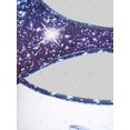 thumbnail image 3 of Camiseta con Estampado de Flores Estrellado en Talla Extra Rosegal  Camisetas tallas grandes, 3 of 5