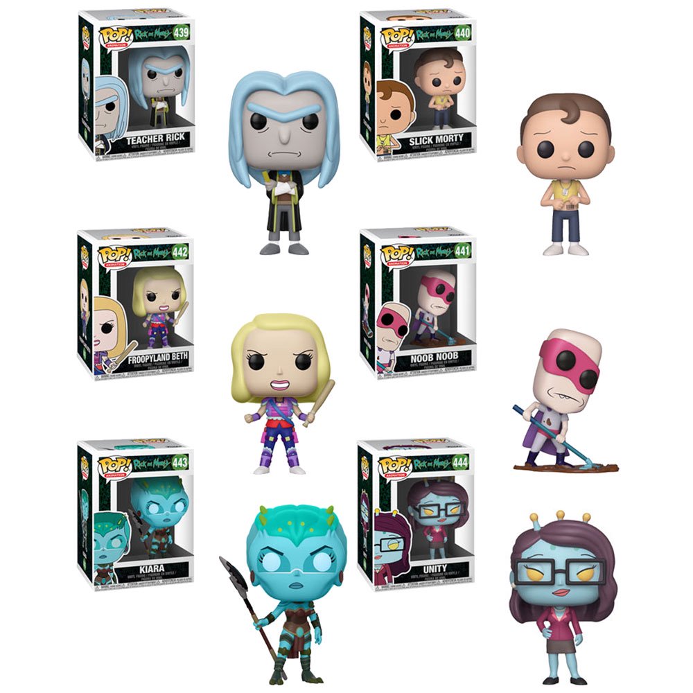 Funko POP! Animation Vinyl Figures - Rick & Morty S5 - SET OF 6 (Unity