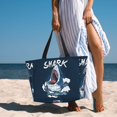 thumbnail image 6 of Daiia Shark Beach Travel Bag - Water-Resistant Beach Bag, Lightweight Tote with 7 Pockets for Women and Men - Gym,Pool,Camping,Reusable Grocery Bag, 6 of 7
