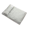 thumbnail image 1 of Sofá cama para perros extraíble lavable 4 estaciones universal cómoda cama para gatos a cuadros suaves para suministros para mascotas verde claro M, 1 of 5