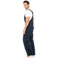 thumbnail image 4 of Men's Duck Bib & Brace Overalls - Heavy Duty Workwear Dungarees for Carpenters, Decorators & Utility Work | Unlined Professional Trousers Navy, 4 of 8