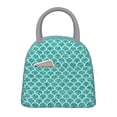 thumbnail image 1 of Fotbe Aquamarine Glitter1 Bolsa de Almuerzo con Estampado, Lonchera Aislada, Contenedor de Comida Reutilizable Tipo Cooler a Prueba de Fugas, 1 of 6