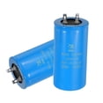 thumbnail image 3 of Capacitor de arranque de motor Uxcell, 200uf 300V Capacitor de arranque CD60 para aires acondicionados, inicio de motores eléctricos, 3 of 5