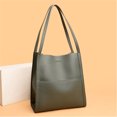thumbnail image 4 of Aqestyerly New Leather Simple and Versatile Cowhide Large Capacity Portable Shoulder Bag - Self Made Ice Cube Mold with 5 Ice Grids for Home and Outdoor Use, 4 of 5