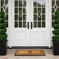 thumbnail image 6 of A1 Home Collections Natural Coir & Rubber Door Mat, Long-Lasting Entrance Doormats for Front Door, Thick & Non-Slip Durable Outdoor Entry Mat 24" x 39", 6 of 7