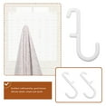 thumbnail image 3 of Miangastore 10Pcs Pegboard Hooks J Shape Hook Peg Board Display Hooks for Jewelry Keys Small Tools, 3 of 9