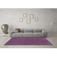 thumbnail image 3 of Ahgly Company Machine Washable Indoor Square Abstract Blue Contemporary Area Rugs, 7' Square, 3 of 4