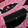thumbnail image 5 of Manfei Lovely Initial Sequin Print B Kitchen Curtains,Pretty Butterfly Black Out Curtains Pack of 2 (42x63 Each),Pink, 5 of 7