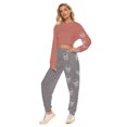 thumbnail image 3 of Skull-Print Crop Sweatshirt & Jogger Set, 3 of 5