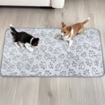 thumbnail image 3 of Pet Blanket Print Soft Washable Fabric Embossing Technology Warm Comfortable Versatile for Dogs Cats Bed Car Sofa Home Indoor Outdoor, 3 of 3