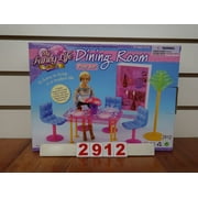 My Fancy Life Dining Room For 11.5 Fashion doll and Dollhouse Furniture