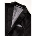 thumbnail image 2 of Isaac Mizrahi Boys Slim Fit Velvet Blazer, 2 of 3