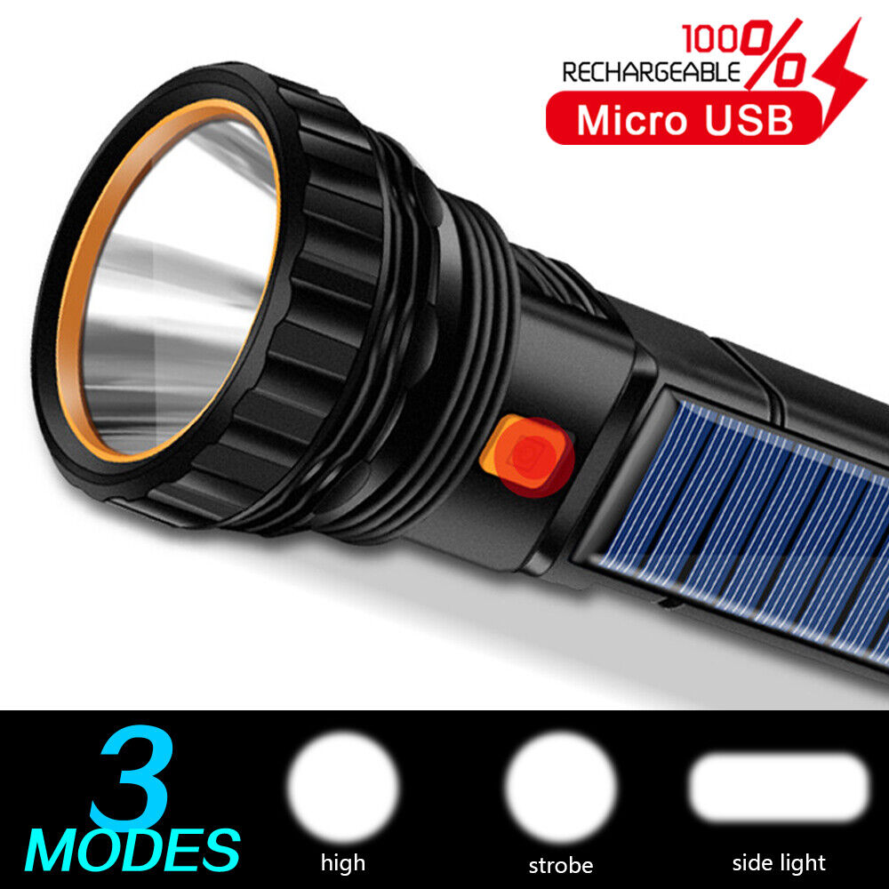LED Rechargeable, Super Bright, 3 Modes Handheld Outdoor, Power Bank, Long Distance Spot for Camping Hiking Climbing Fishing