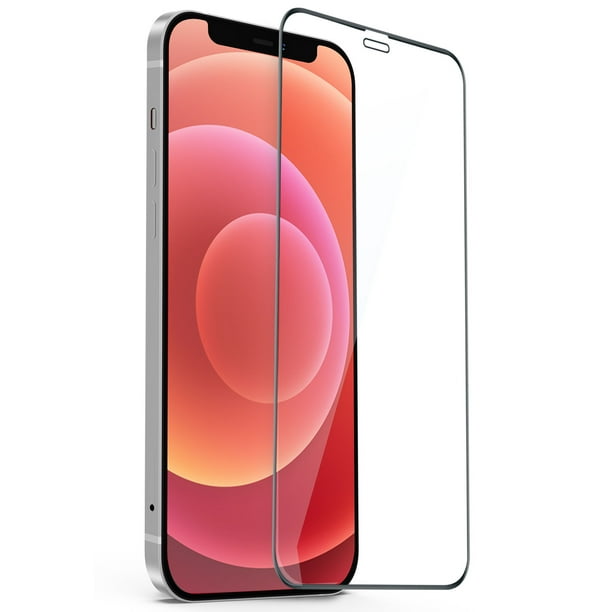 Full Coverage Premium 2.5D Round Edge HD Tempered Glass Screen Protector for iPhone 12 / iPhone
