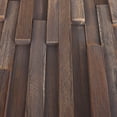 thumbnail image 2 of Stone Ten Teak 3D Wall Panels - Boho Backsplash Shiplap Boards (48, Shaded), 2 of 4