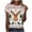Multicolor#04, variant on Christmas Tops for Women Novelty Printed Short Sleeve Crewneck Xmas Graphic T-Shirts Loose Oversized Casual 2026 Festive Pattern Tunic Blouse