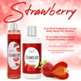 thumbnail image 5 of Strawberry Spa Gift Set with Body Lotion and Body Mist, Sweet Bath and Body Set, Relaxing Self Care Skincare Gift, 5 of 8