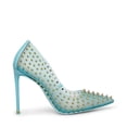 thumbnail image 2 of Steve Madden Vala-S Blue Embellished Printed High Stiletto Pointed Toe Dress Pumps (Blue Stud, 5.5), 2 of 5