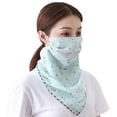 thumbnail image 4 of SPRING PARK Women Fashion Printed Scarf Women Anti UV Sun Breathable Full Face Veils for Outdoor Cycling, 4 of 7