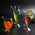 thumbnail image 4 of Promotion!!300ml Wine Whiskey Glass Heat Resistant Glass Cup Juice Milk Cup Tea Wine Cup With Drinking Tube Straw Vampire-Goblet, 4 of 6